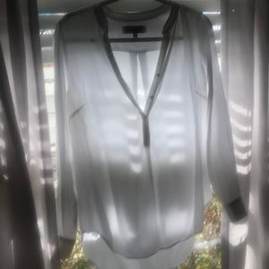 White pullover blouse